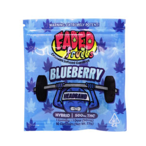 faded fruits blueberry headband gummies faded fruits gummies