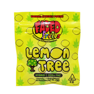 faded fruits lemon tree gummies 500mg thc faded fruits gummies