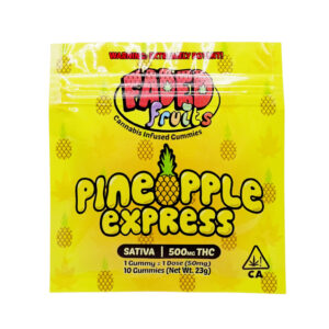 faded fruits pineapple express – 500mg thc faded fruits gummies
