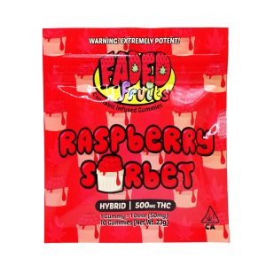 faded fruits strawberry cough – 500mg thc faded fruits gummies
